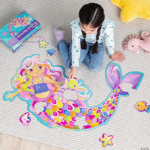 Magical Mermaid 41-Piece Floor Puzzle