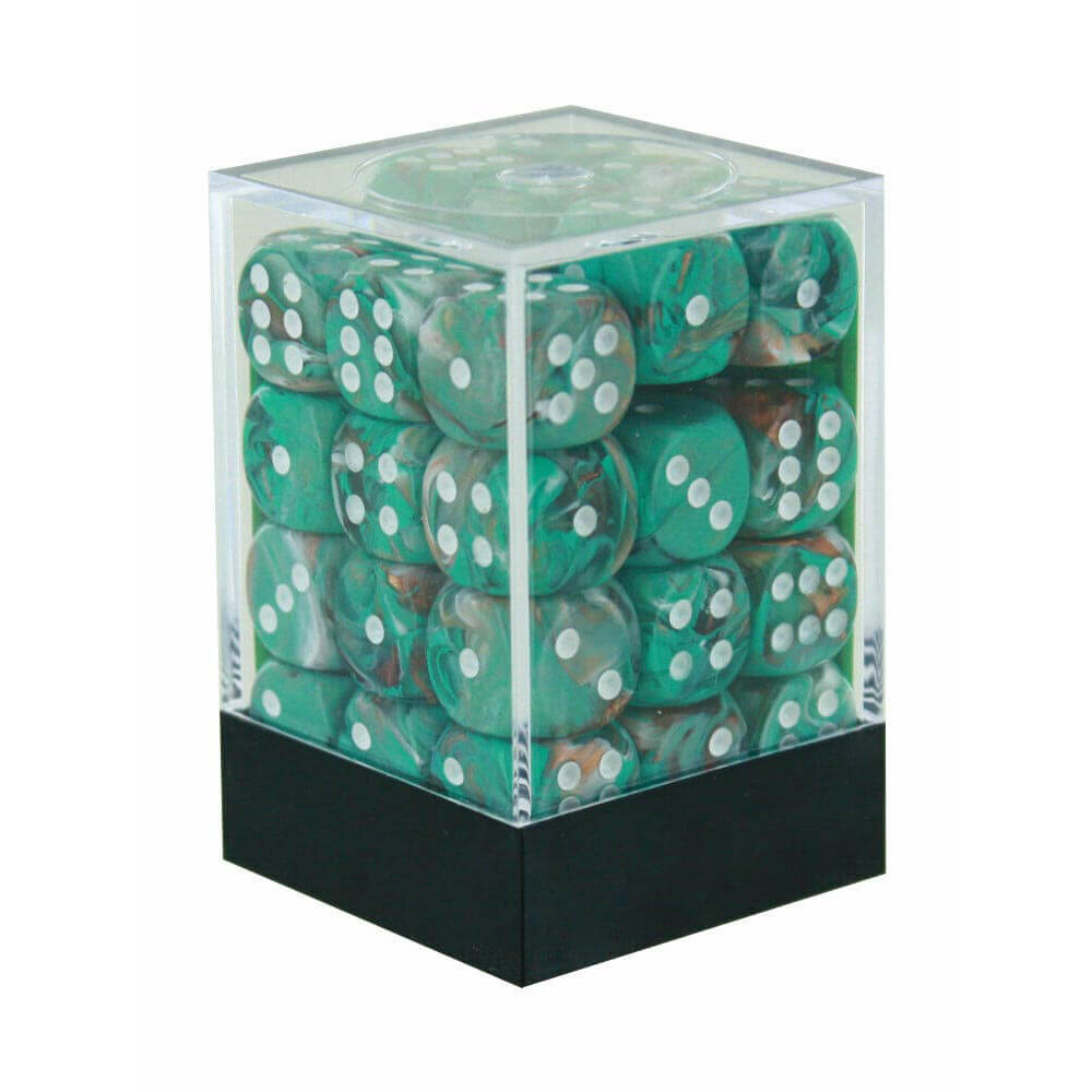 D6 Dice Marble 12mm (36 Dice)