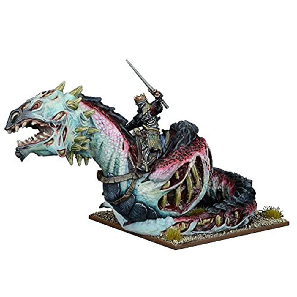 Kings of War Undead Revenant King on Undead Wyrm Miniature