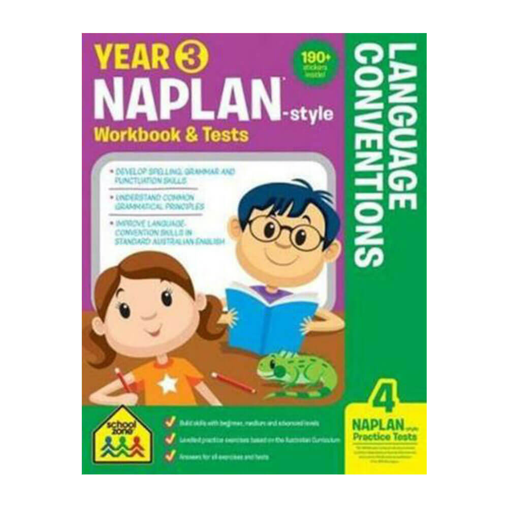 Schoolzone Naplan Year 3 Workbook and Tests