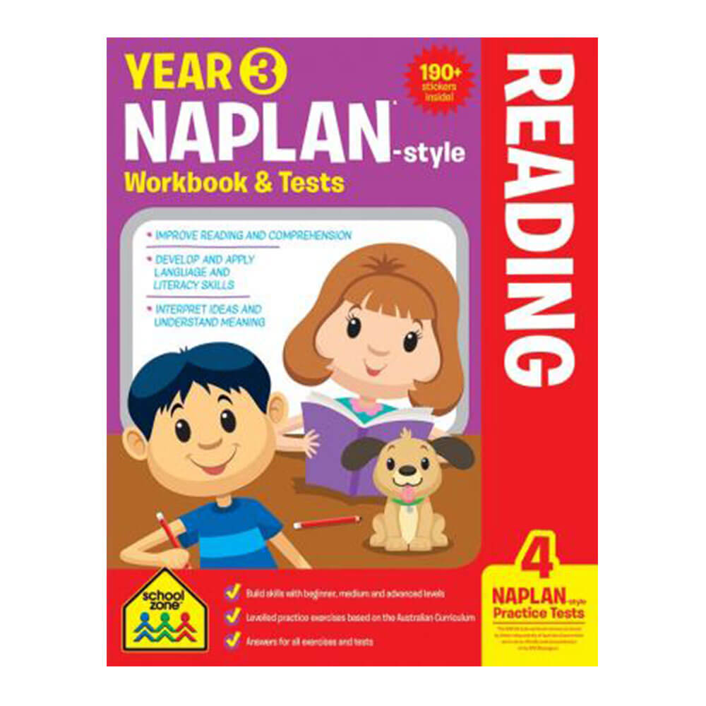 Schoolzone Naplan Year 3 Workbook and Tests