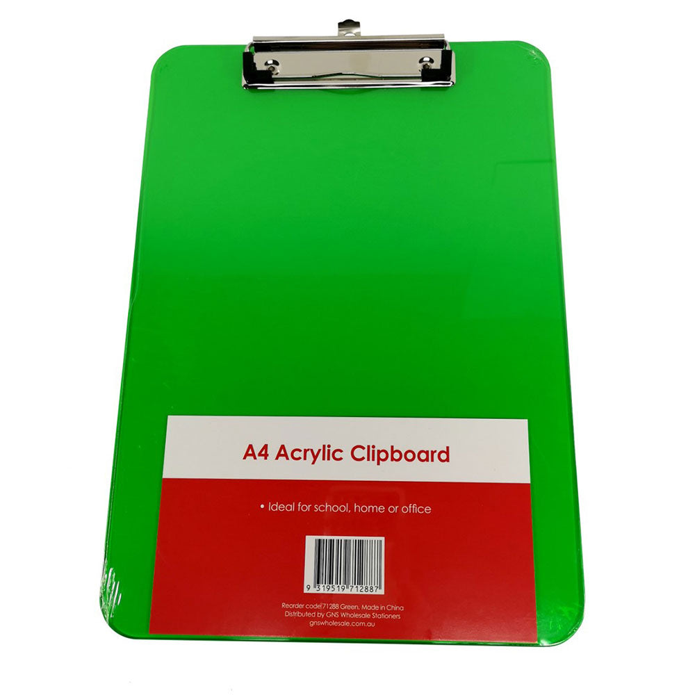 GNS Basic A4 Acrylic Clipboard