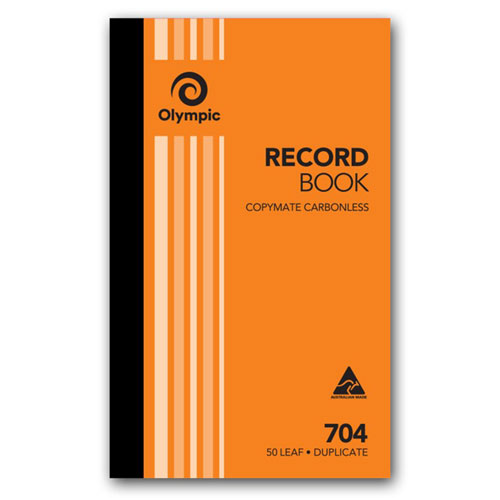 Olympic Duplicate Copymate Carbonless Record Book