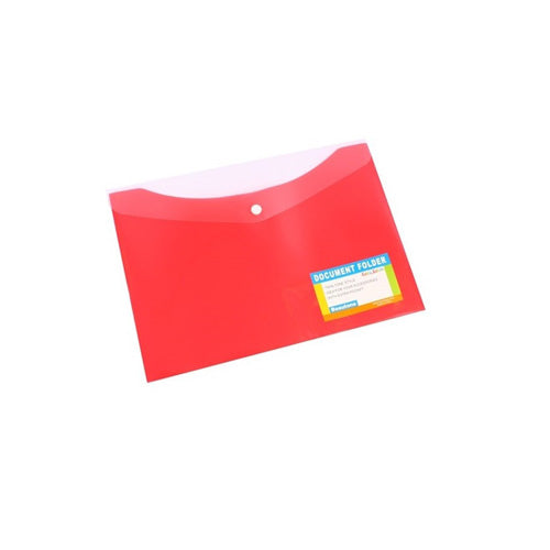 Bantex A4 Document Wallet with Button