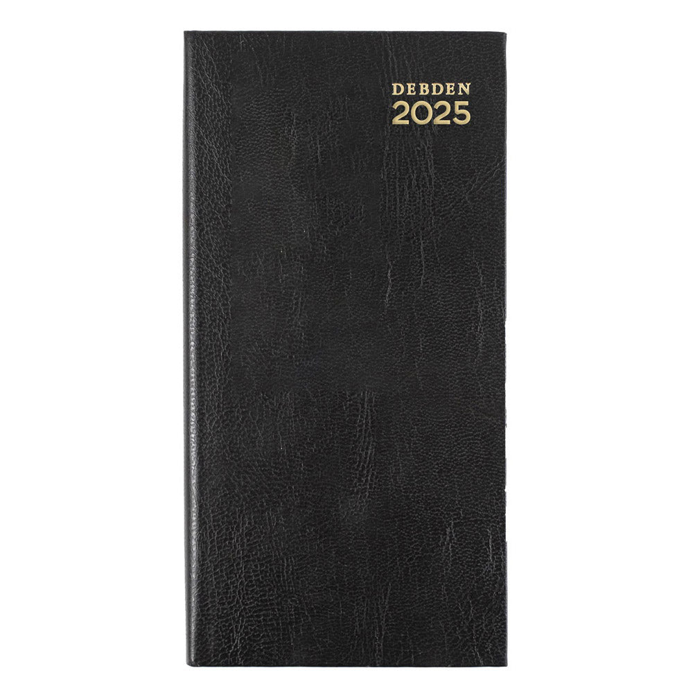 Debden Kyoto B6/7 Week to View 2025 Diary (Black)