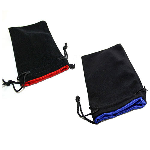 Koplow Large Velvet Dice Bag (Black)