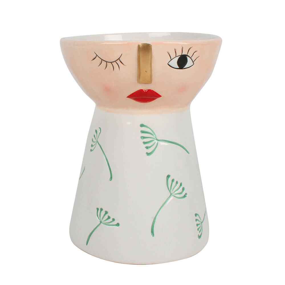 Alice Dolomite Face Vase