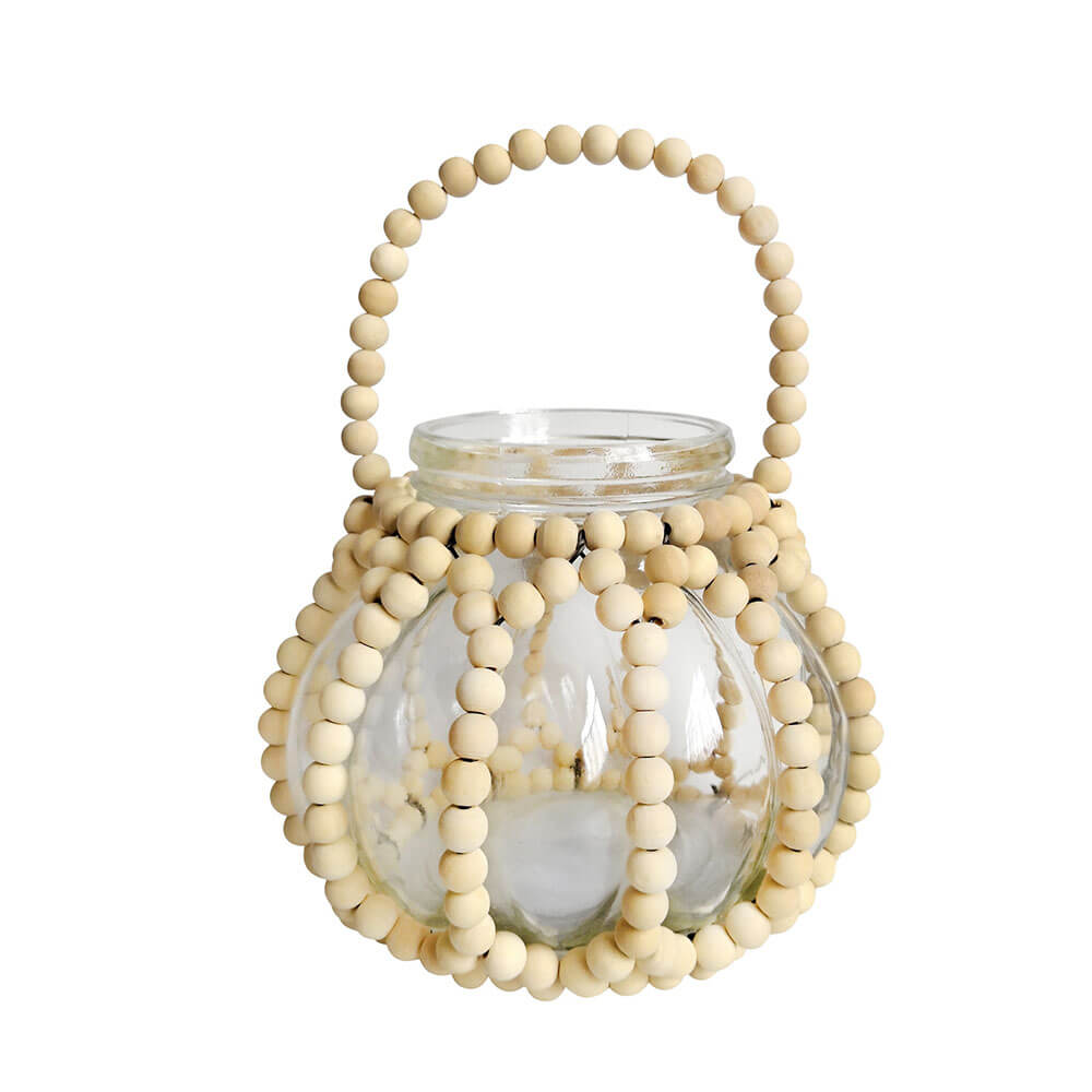 Oki Bead Glass Vase Lantern