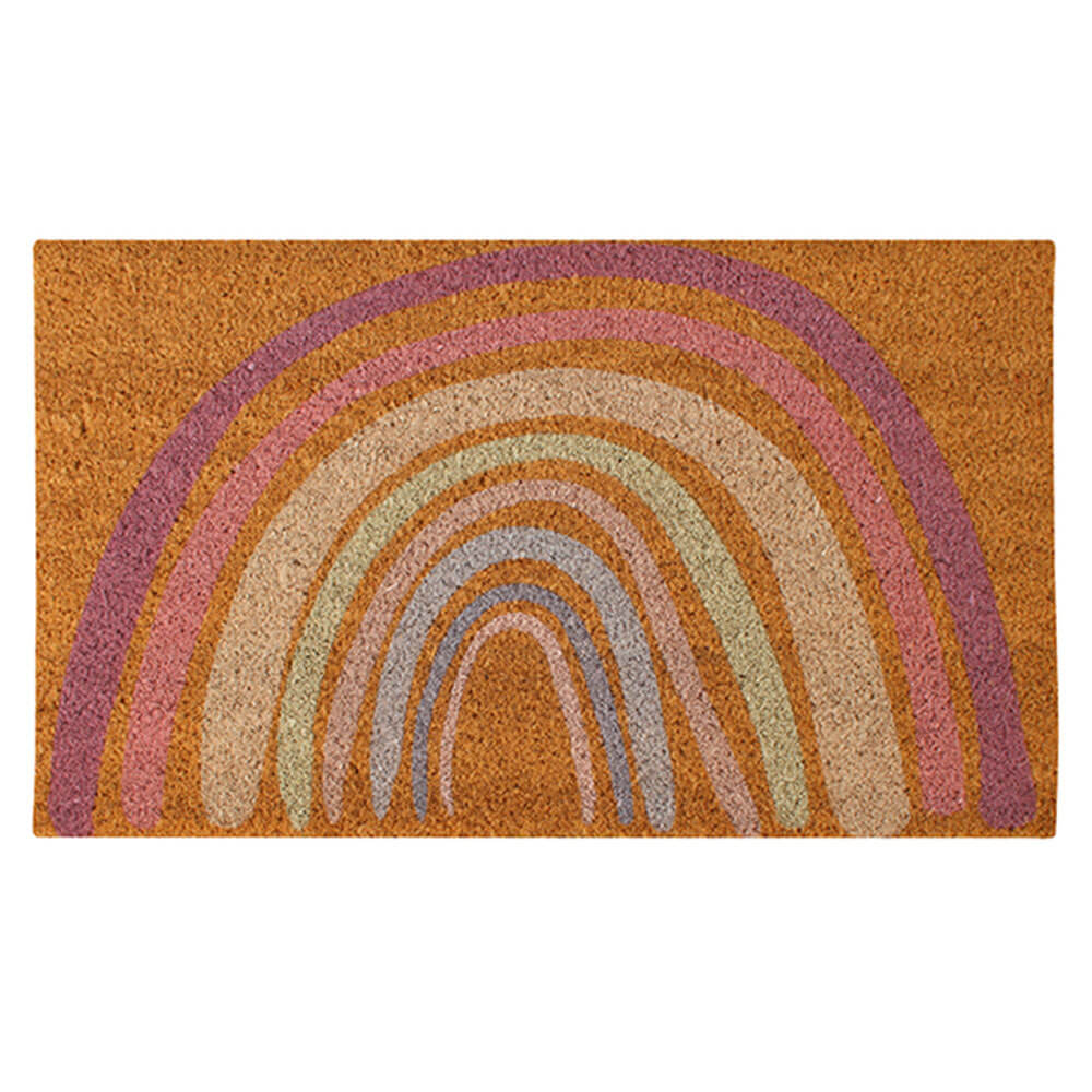 Pastel Rainbow Coir Doormat (70x40cm)