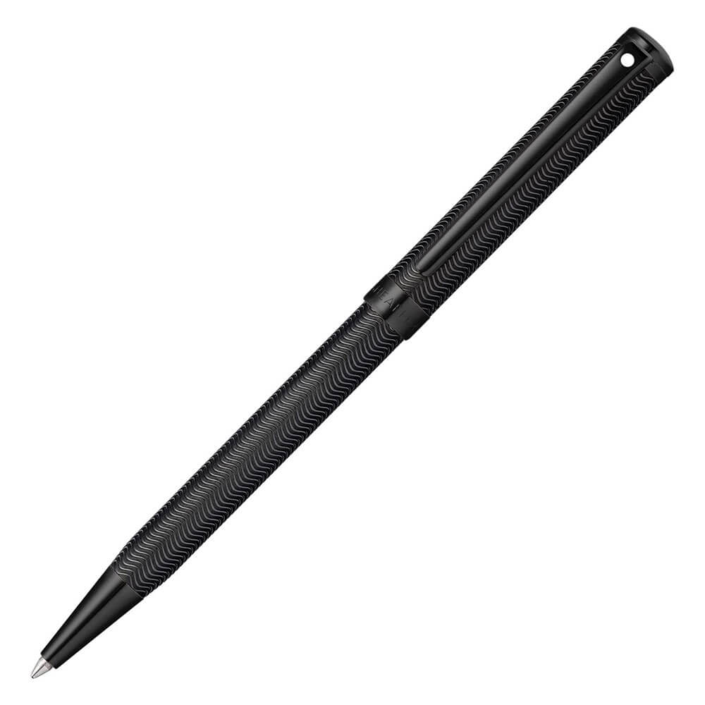 Intensity Engraved Ballpoint Pen w/ Black Trim