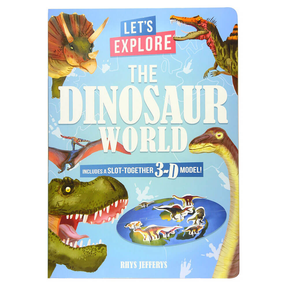 Lets Explore The Dinosaur World Book by Lisa Regan