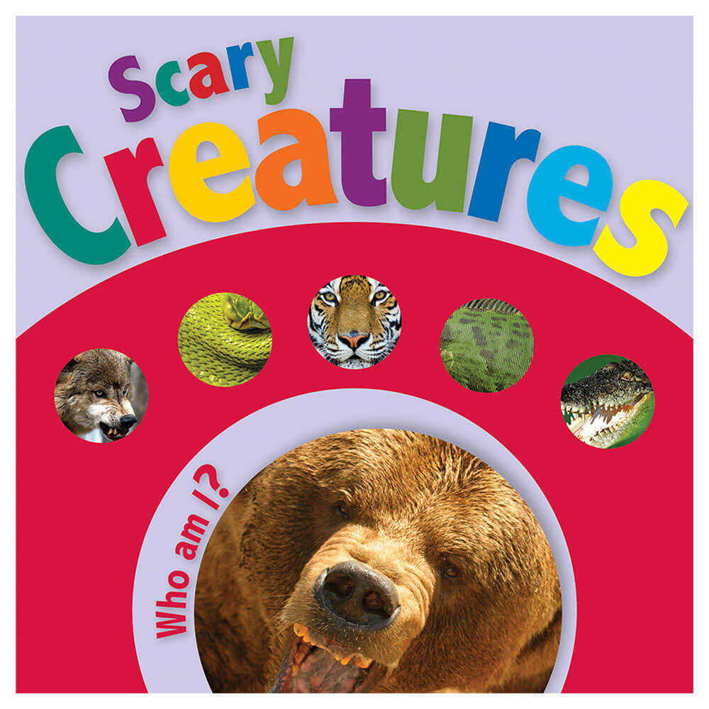 Who am I Scary Creatures Book by Crozon and Lanchais