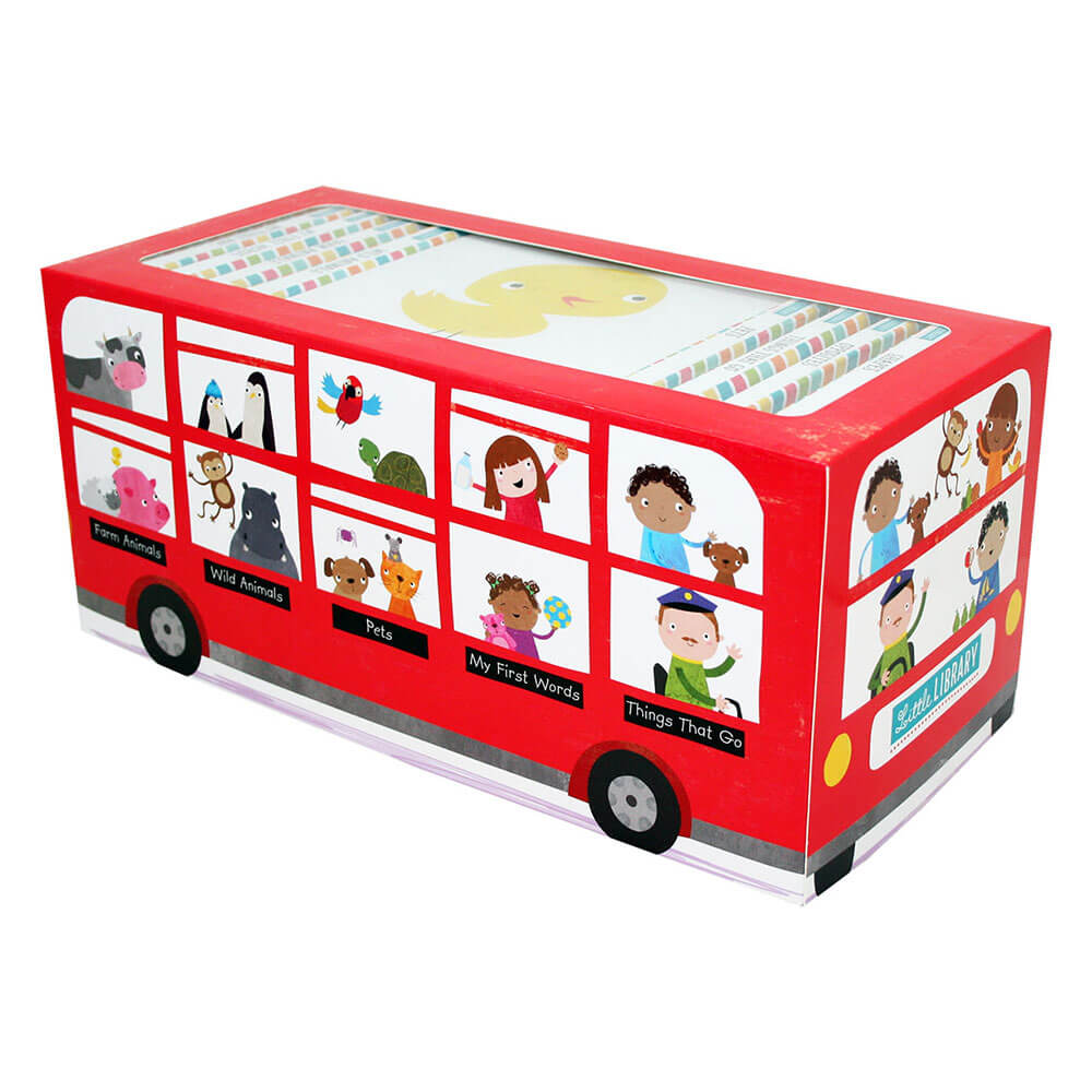 Little Library Red Bus Early Learning Books