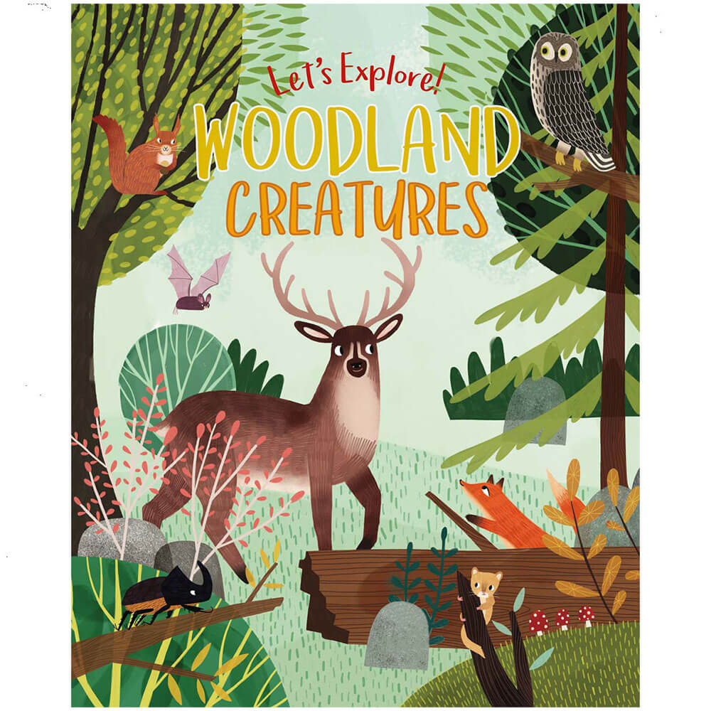 Lets Explore! Woodland Creatures Book by Claire Philip