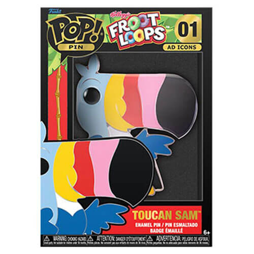 Froot Loops Toucan Sam 4" Pop! Enamel Pin