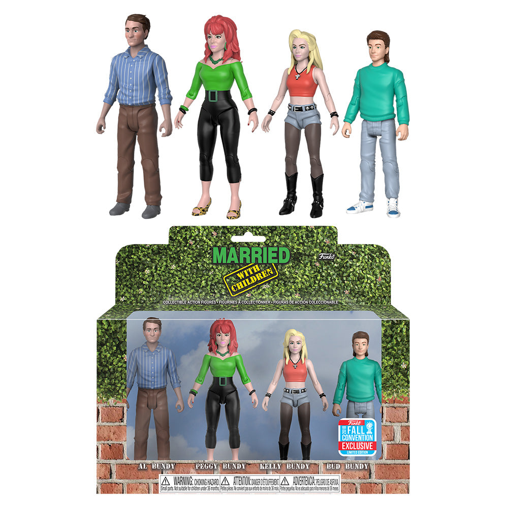 Married with Children Bundys NYCC 2018 Action Figure 4 Pk