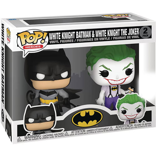 Batman & Joker White Knight US Pop! Vinyl 2pk