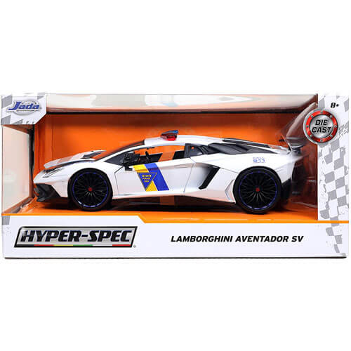 Hyperspec 2017 Lamborghini Aventador White 1:24 Scale