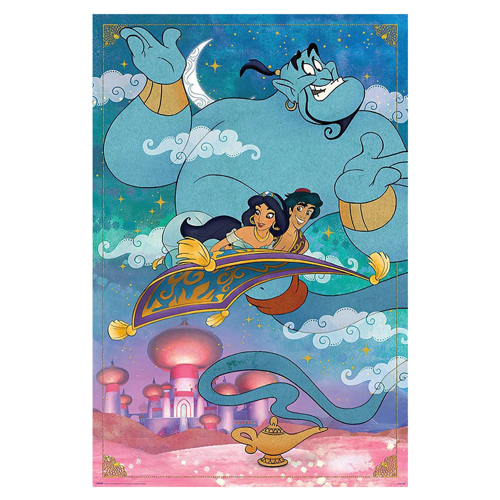 Aladdin Classic Flying Carpet Poster