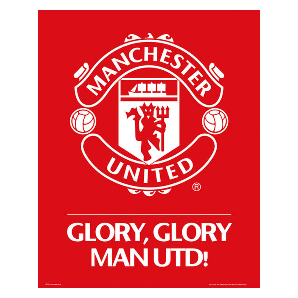 Manchester United FC Club Crest Poster