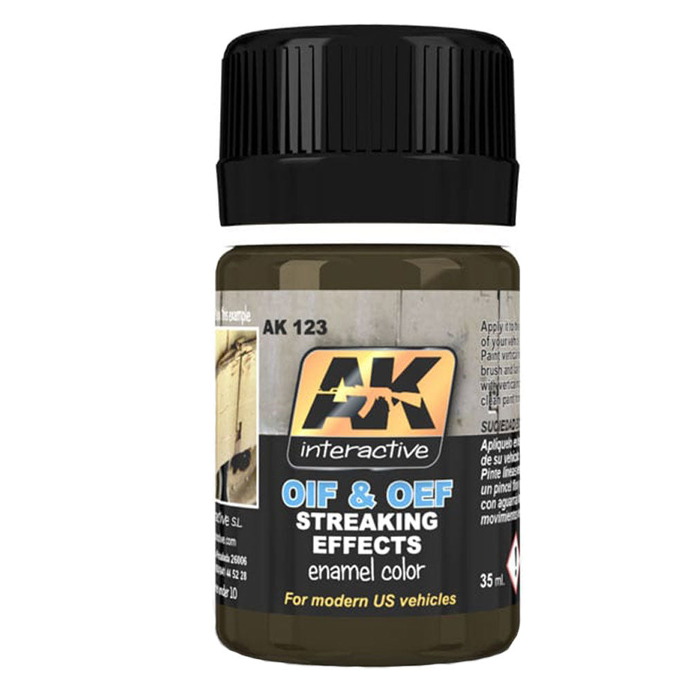 AK Interactive US Vehicles Streaking Effects Oif & Oef 35mL