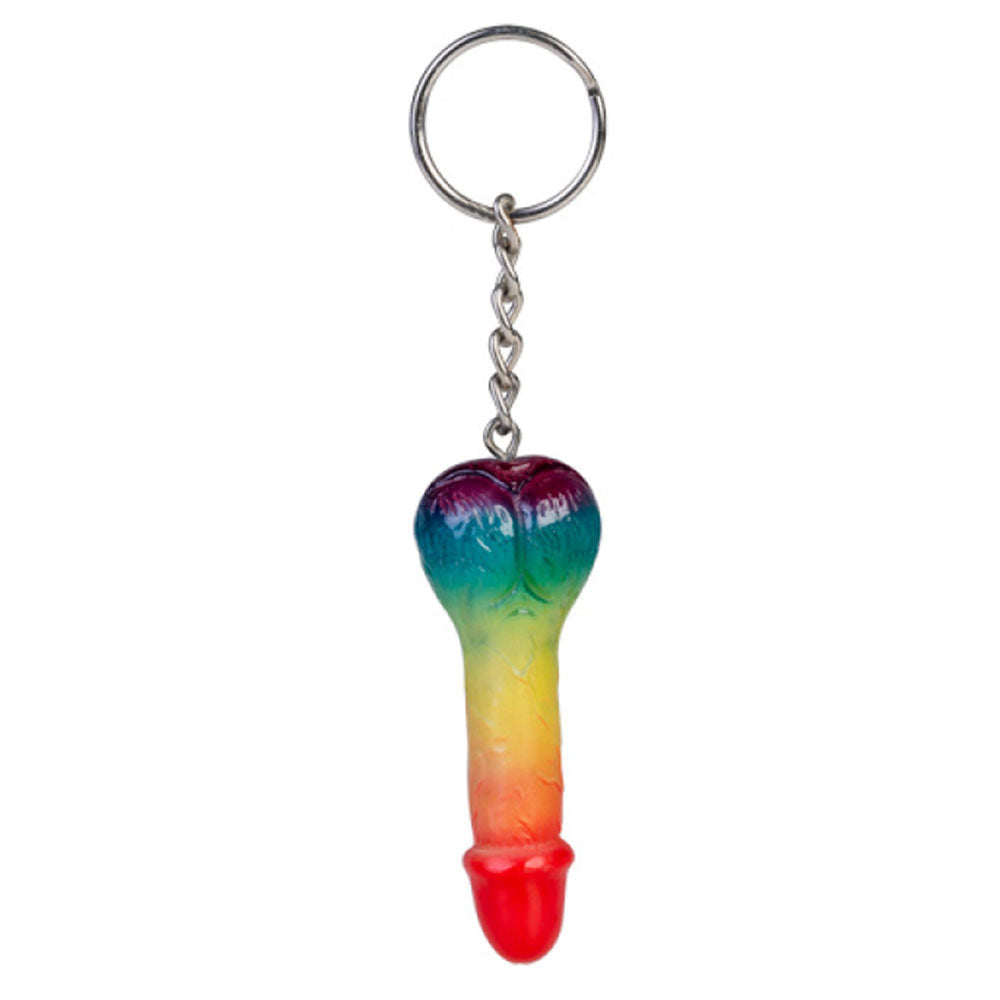 Rainbow Willy Keychain