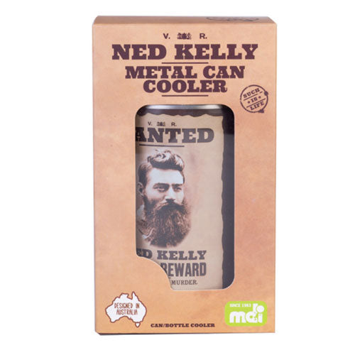 Ned Kelly Metal Bottle Cooler