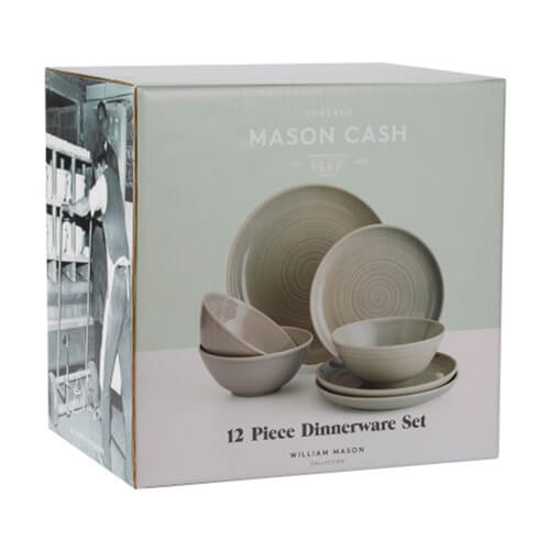 Mason Cash William Mason Dinner Set 12pcs (Grey)
