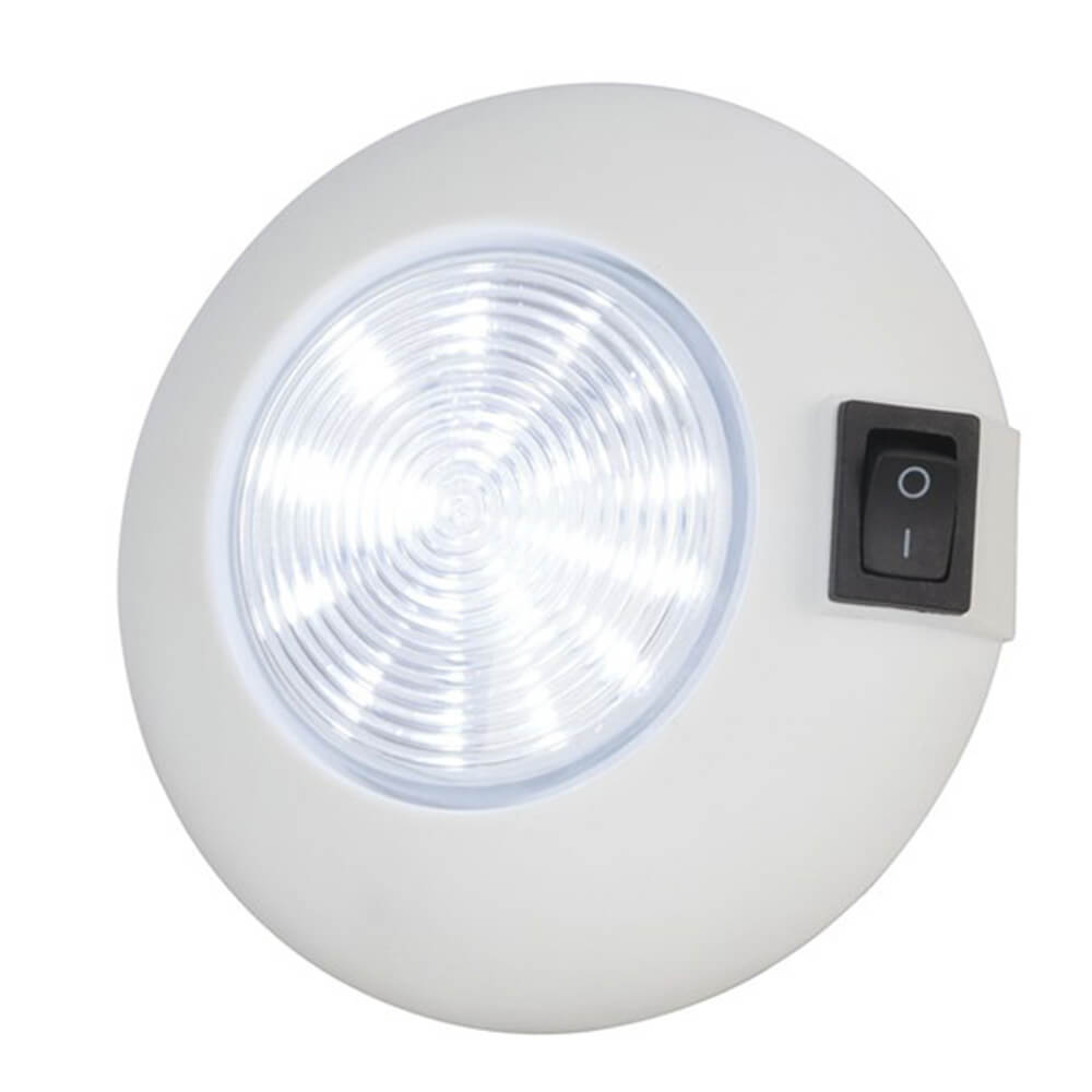 Dome Type LED Light and Switch (100mm)