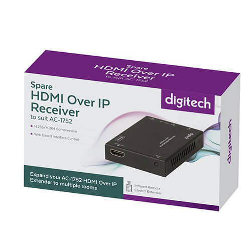 HDMI Over IP Receiver Extender (To Suit AC1752)