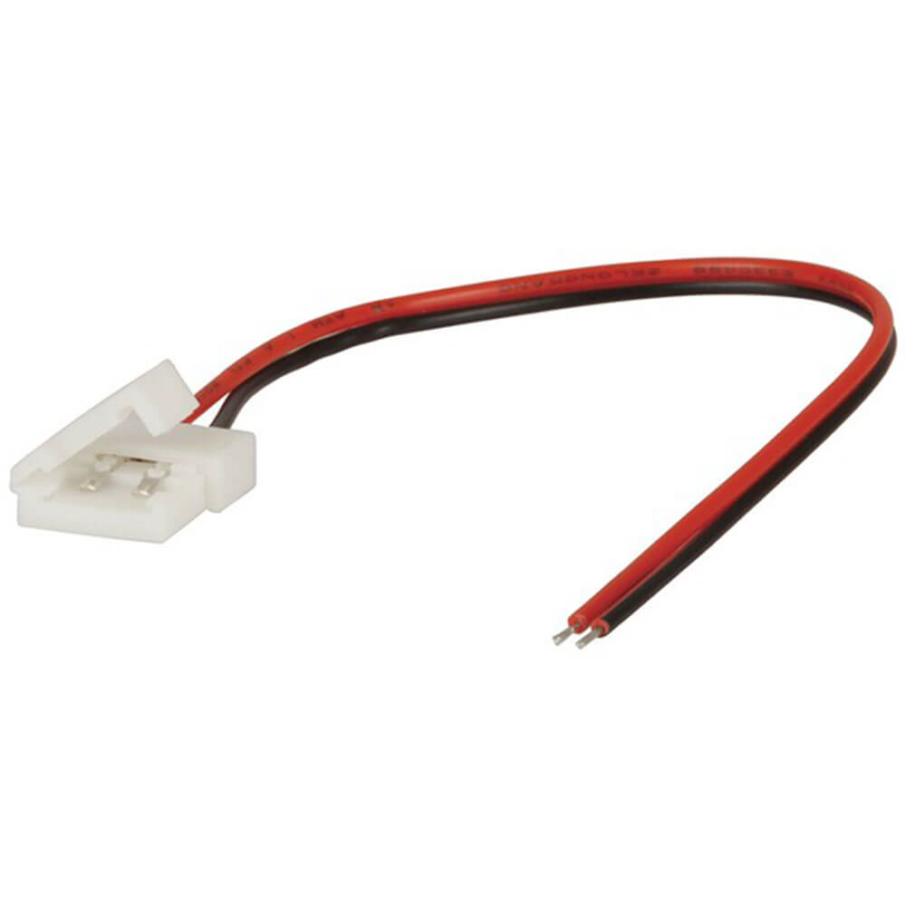 LED Strip 2 Pin Socket to Bare Wire Lead 170mm