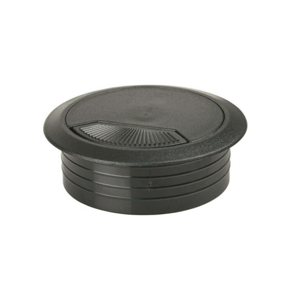 Round Desk Grommet Black (60mm)