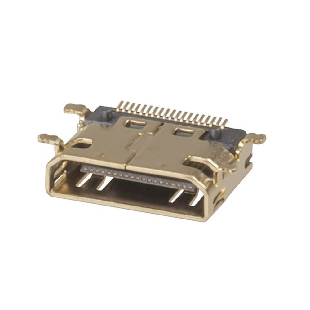 Gold Plated HDMI Socket for PCB Mounting (Mini)