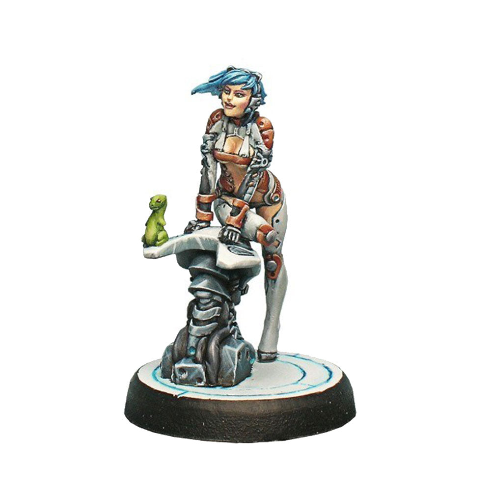 Infinity Bootleg Nomads Miniatures Lizard Pilot