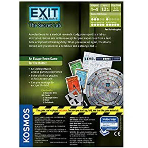 Exit The Game The Secret Lab Card Game