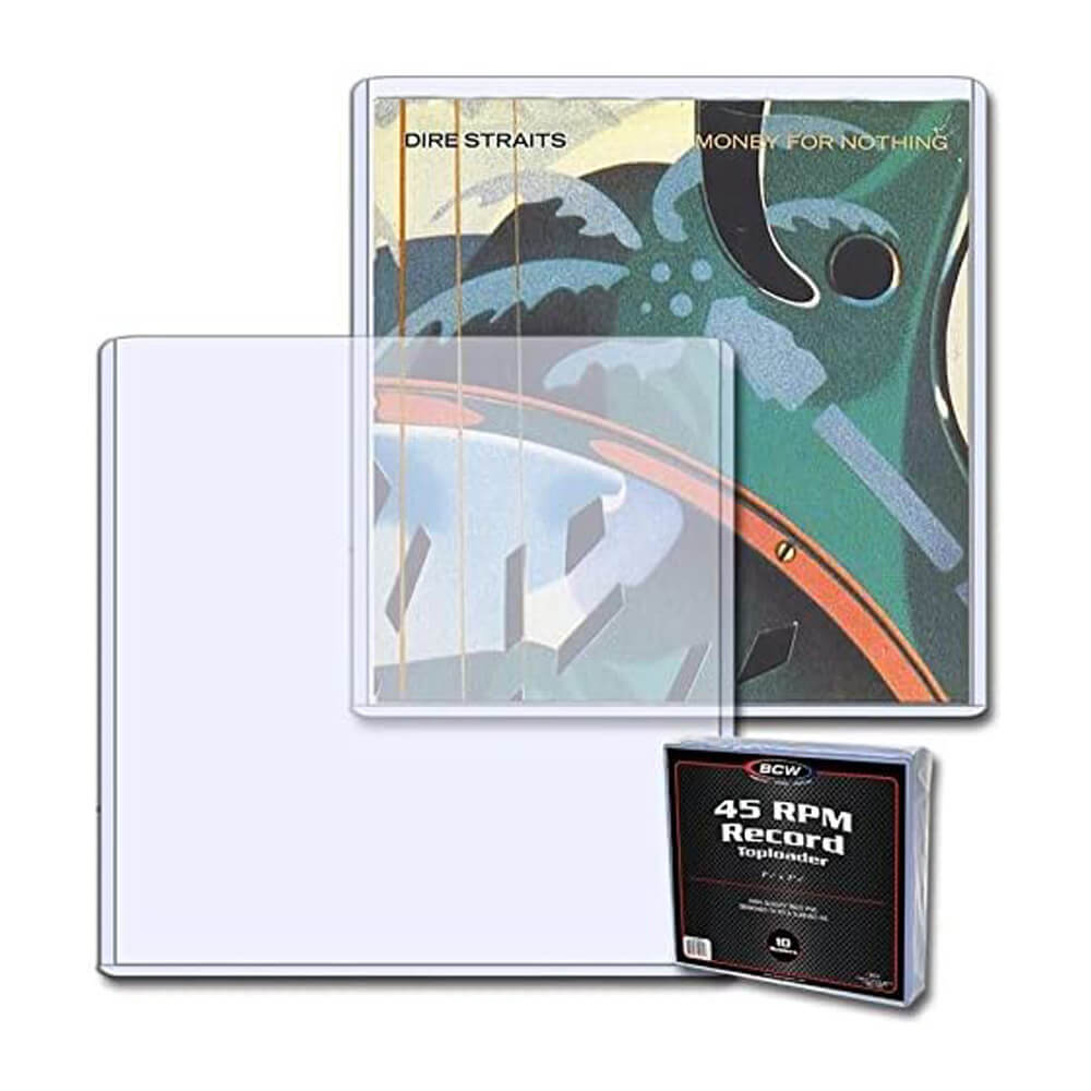 BCW Topload Holder Record 45 RPM (7.5" x 7.75")