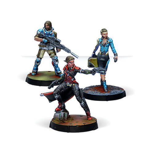 Panoceania vs Nomads Miniatures Dire Foes Mission Set 9