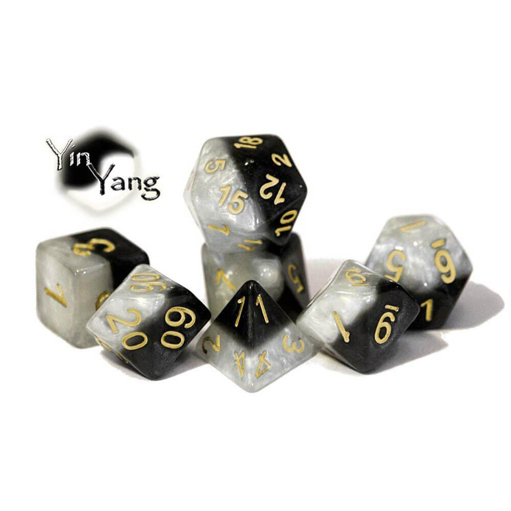 Halfsies Dice (Set of 7 Poly Dice)