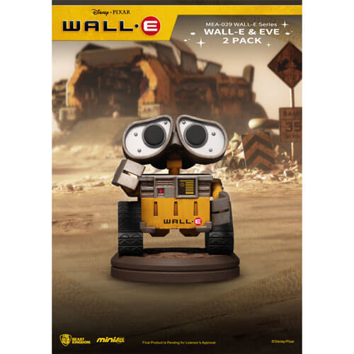 Beast Kingdom Mini Egg Attack Wall-E & Eve Figure 2pk