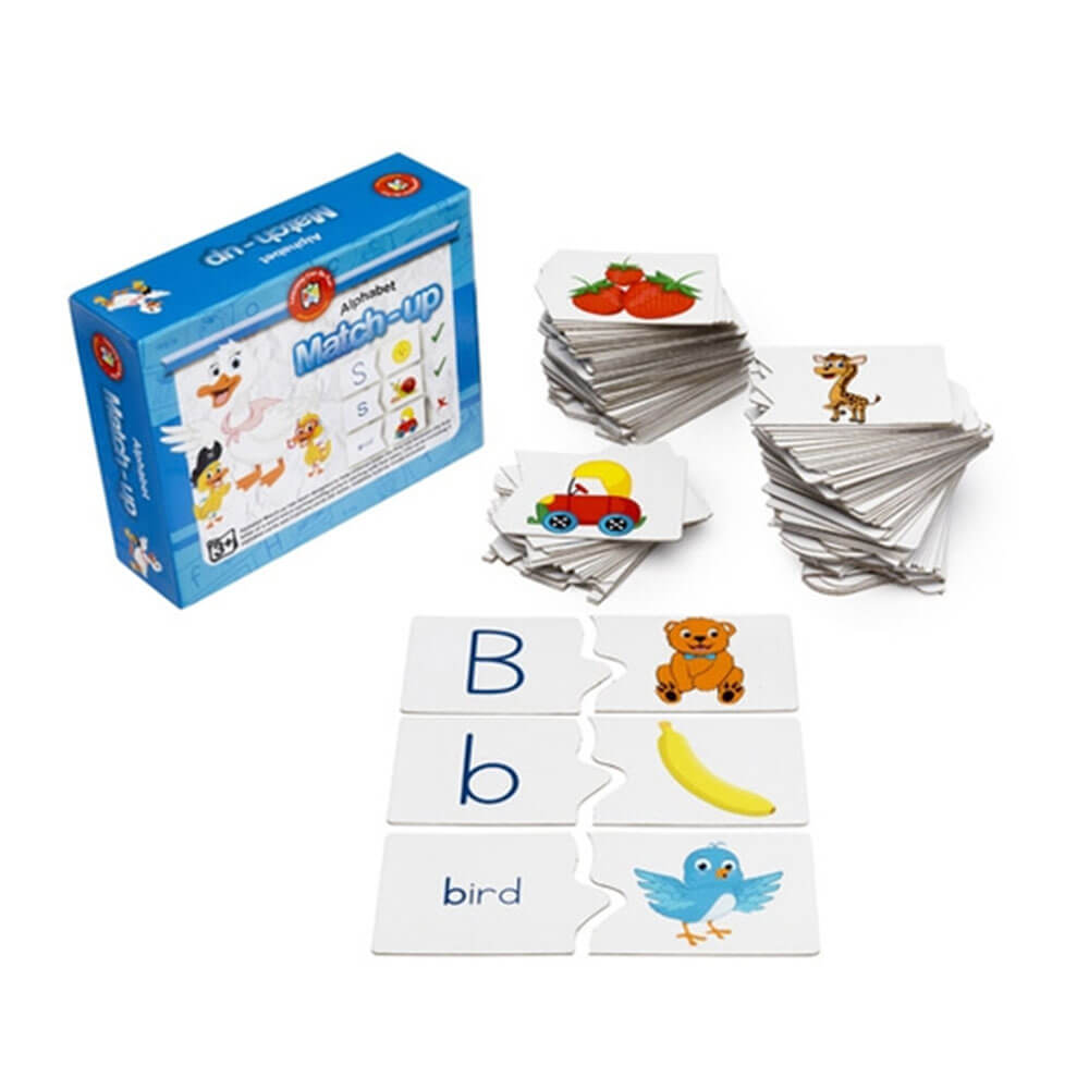 Learning Can Be Fun Match-Up Alphabet Literacy Cards