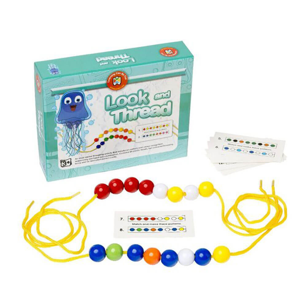 Learning Can Be Fun Threading Beads Kit 20mm (100pcs)