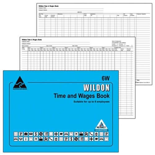 Wildon Time & Wages Book