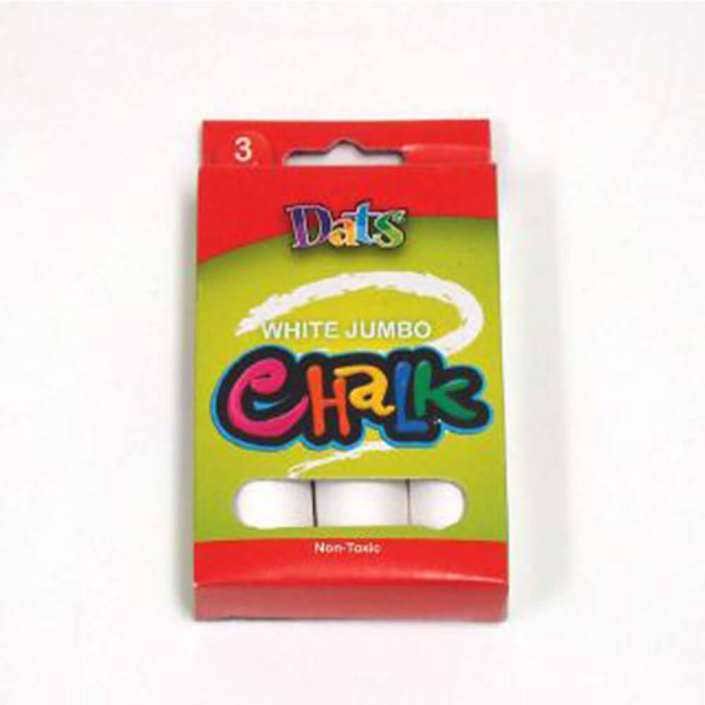 Dats Non-toxic Jumbo Chalk (3pk)