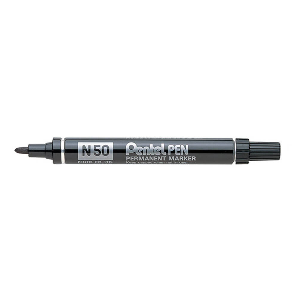 Pentel N50 Bullet Tip Permanent Marker 12pcs