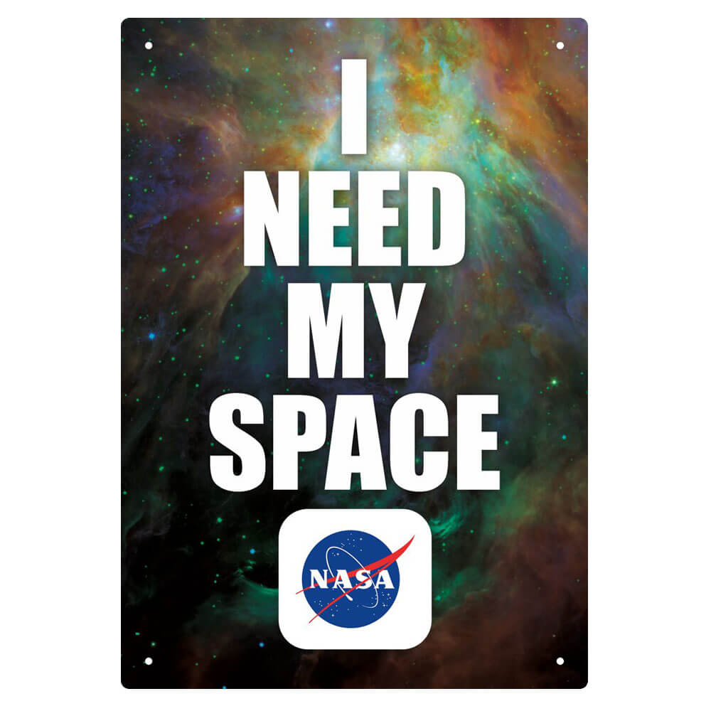 NASA Space Tin Sign
